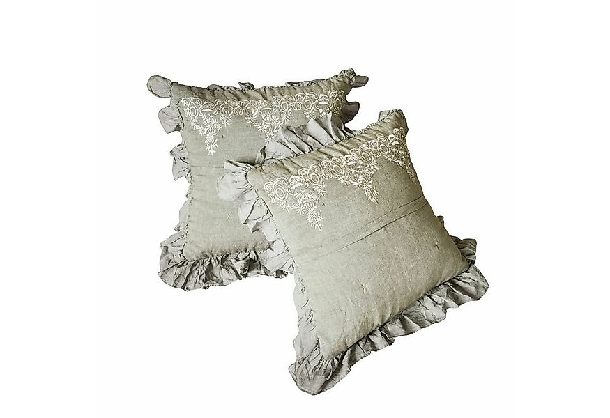 Mirabeau Kissenhülle Kissenhülle 2er Set Therese grün günstig online kaufen