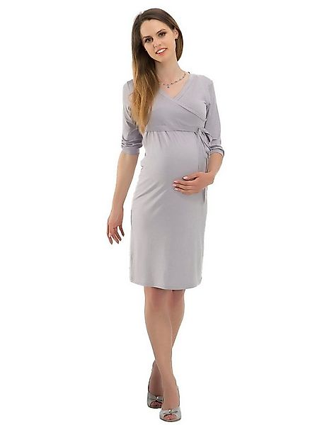 F&K-Mode Umstandskleid Umstandskleid Shirtkleid Knielang Kurzarm Muster Bin günstig online kaufen