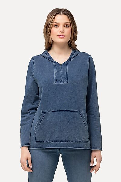 Ulla Popken Hoodie Hoodie offenkantig Kapuze günstig online kaufen