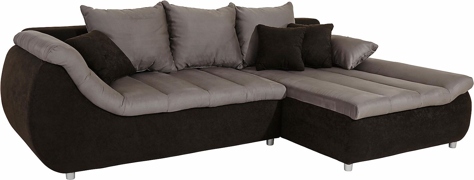 INOSIGN Ecksofa »Imolla modern, Breite 270cm, bequem, aktuelle Steppung im günstig online kaufen