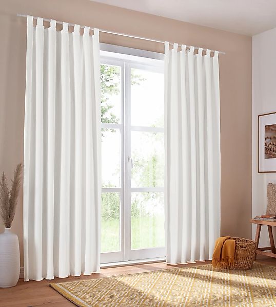 OTTO home Vorhang "Parry" Schlaufen 2 Stk. tlg. 2-er Set, blickdicht, monoc günstig online kaufen