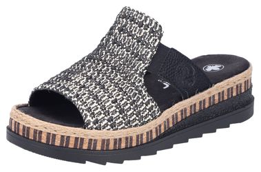 Rieker Keilpantolette Sommerschuh, Strandschuh, Urlaubschuh, Plateau, günstig online kaufen