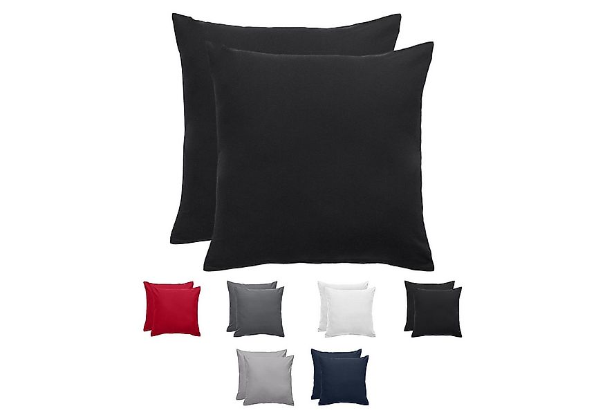 Komfortec Kissenbezug Premium Kopfkissenbezug, gebürstet 100% Mikrofaser 90 günstig online kaufen