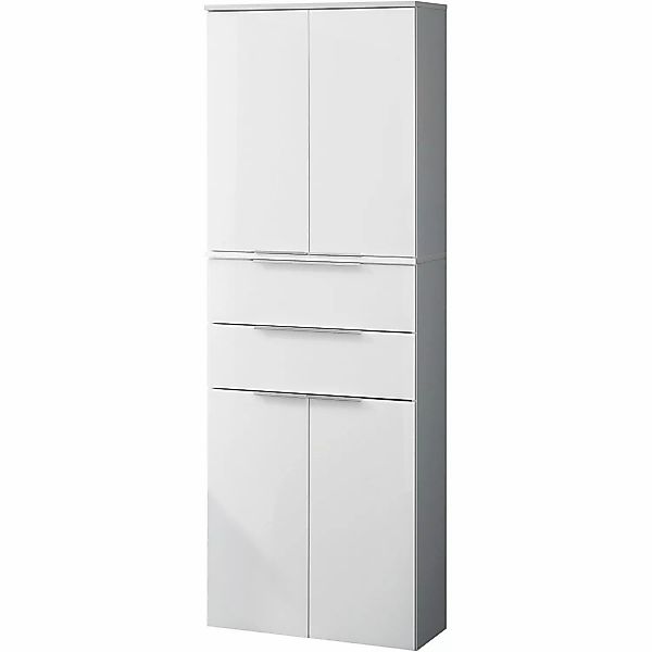 Fackelmann Bad-Hochschrank Kara Weiß 61 cm günstig online kaufen