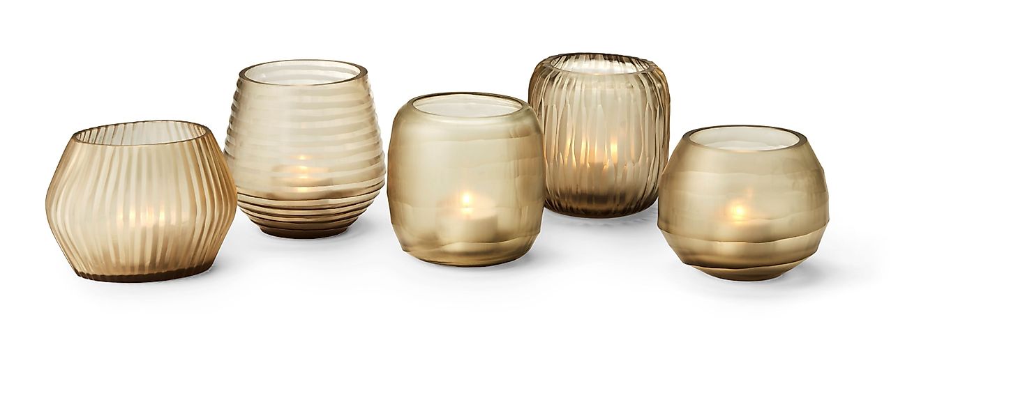 Terra Teelichthalter Set 5tlg. günstig online kaufen