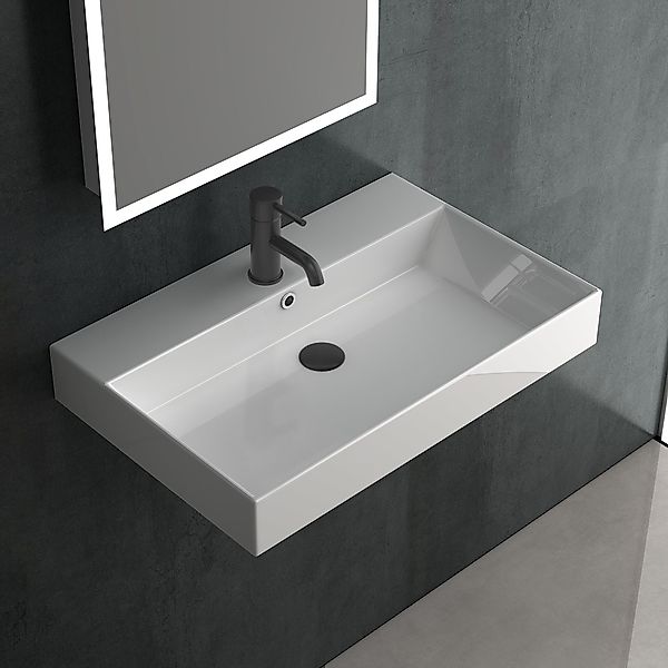 Alpenberger Waschbecken Waschtisch 70 cm Handwaschbecken günstig online kaufen