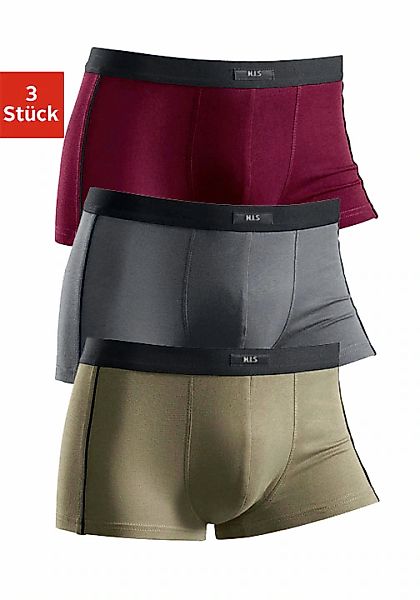 H.I.S Hipster, 3 Stk. knapp sitzende Boxershorts aus Baumwollmischung günstig online kaufen