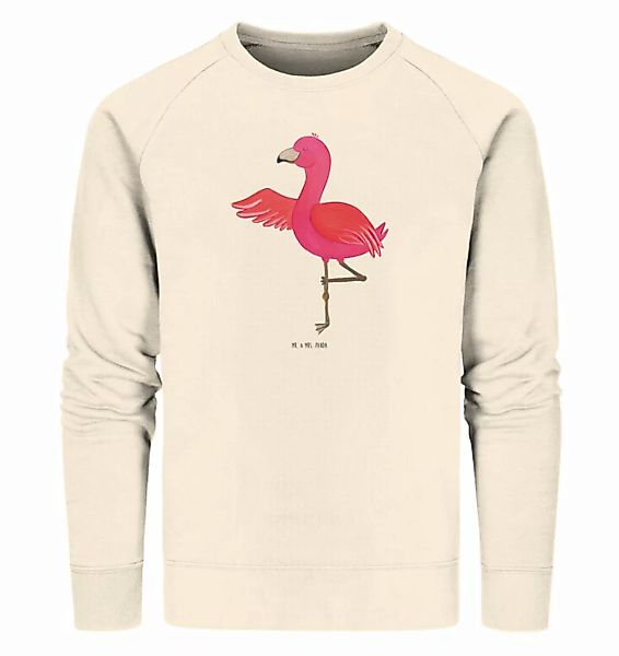 Mr. & Mrs. Panda Longpullover Größe L Flamingo Yoga - Natural Raw - Geschen günstig online kaufen