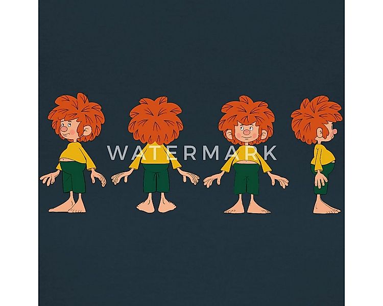 Spreadshirt T-Shirt Pumuckl Aus Verschiedenen Blickwinkeln Frauen T-Shirt ( günstig online kaufen