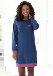 Vivance Dreams Nachthemd mit dekorativen Flatlock-Nähten in Neonfarben günstig online kaufen