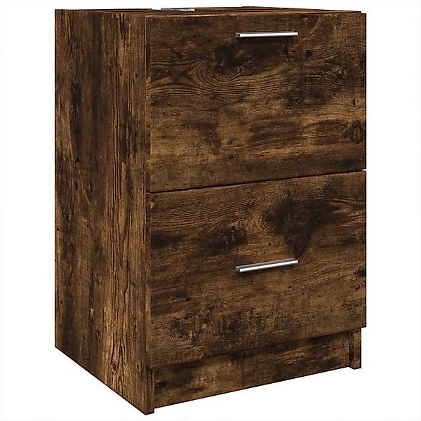 vidaXL Schrankmodule Waschbeckenunterschrank Räuchereiche 40x37x59 cm Holzw günstig online kaufen