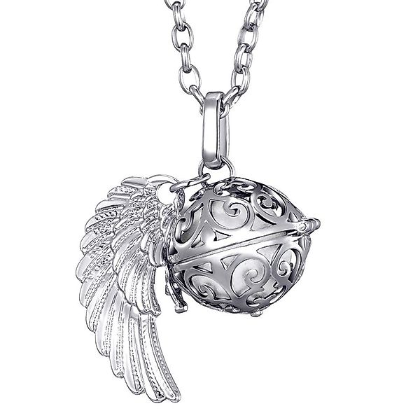 Morella Kette mit Anhänger Engel Halskette 70 cm mit Anhänger (2-tlg), Silb günstig online kaufen