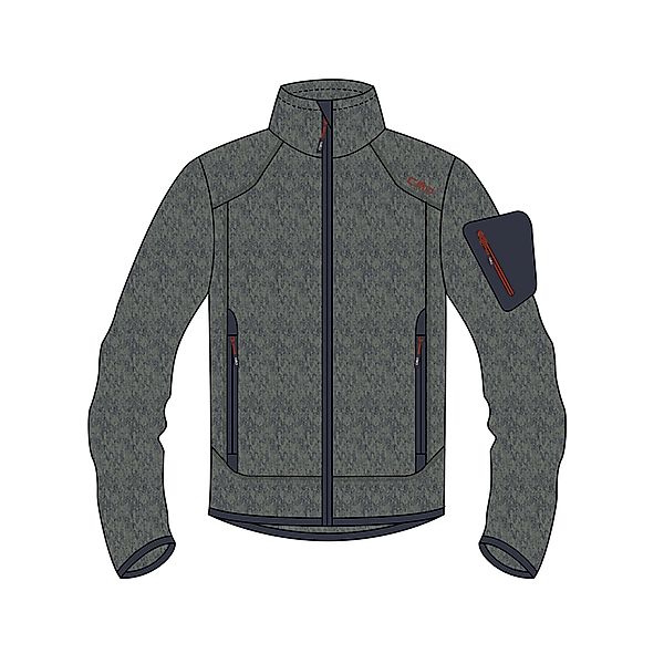 CMP Fleecejacke CMP Herren Fleece Jacke günstig online kaufen