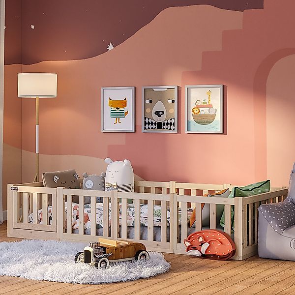 Bellabino Kinderbett Tapi (Bodenbett mit Rausfallschutz günstig online kaufen