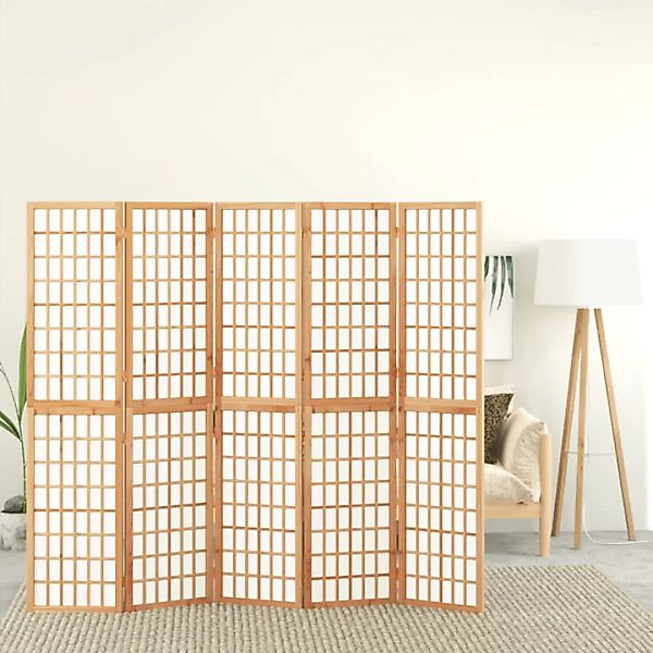 Vidaxl 5-tlg. Paravent Japanischer Stil Faltbar 200x170 Cm günstig online kaufen