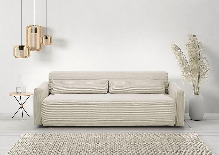 INOSIGN Schlafsofa Donka Dauerschläfer-geeignet, belastbar bis 270 kg, incl günstig online kaufen