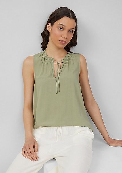 QS Blusentop Bluse Blusentop aus Viskose günstig online kaufen