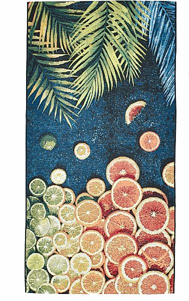 Sansibar Teppich "Rantum Beach 002" rechteckig 5 mm Höhe Flachgewebe, moder günstig online kaufen