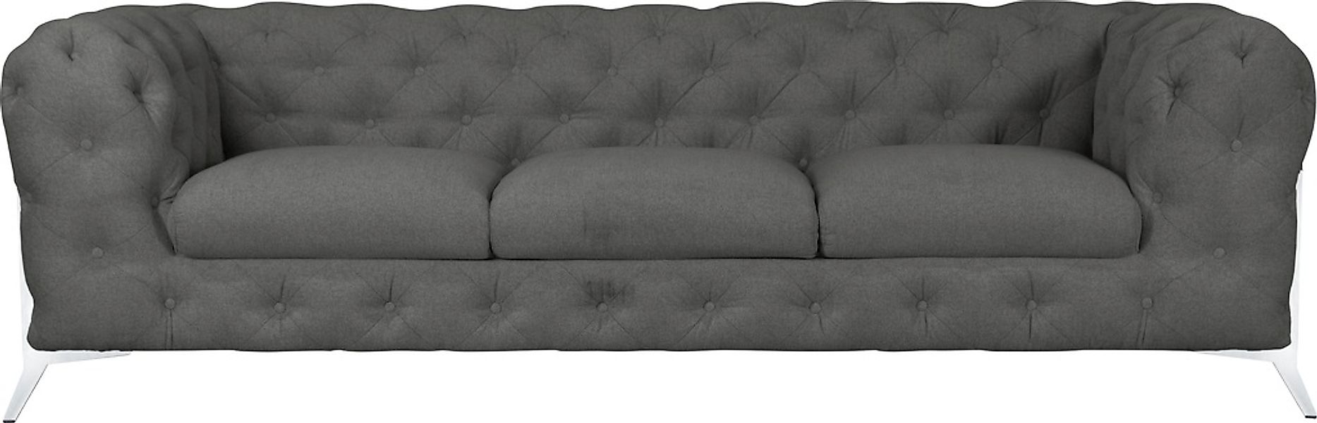 Leonique Chesterfield-Sofa "Amaury", aufwändige Knopfheftung, moderne Chest günstig online kaufen
