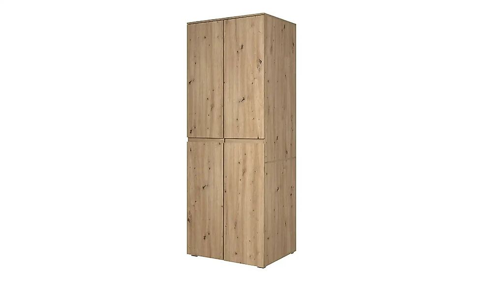 smart Garderobenschrank  BEN ¦ holzfarben ¦ Maße (cm): B: 80 H: 210 T: 60.0 günstig online kaufen
