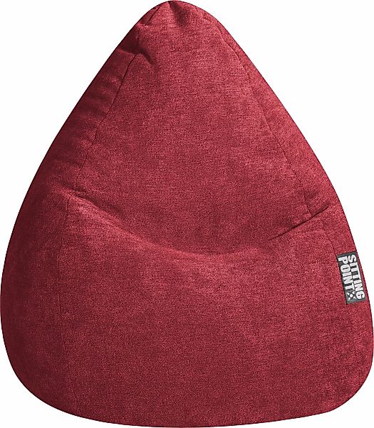 Sitting Point Sitzsack Alfa XXL Weinrot günstig online kaufen