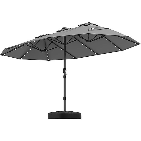 COSTWAY Sonnenschirm, 450 x 260 cm, günstig online kaufen