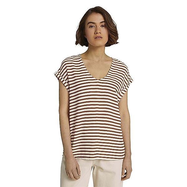 Tom Tailor 1024993 Bluse M White Brown Stripe günstig online kaufen