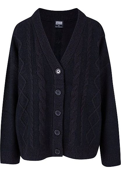 URBAN CLASSICS Strickjacke Urban Classics Damen Ladies Cabel Knit Cardigan günstig online kaufen