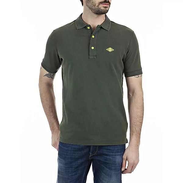Replay Kurzarm Polo Shirt S Forest günstig online kaufen