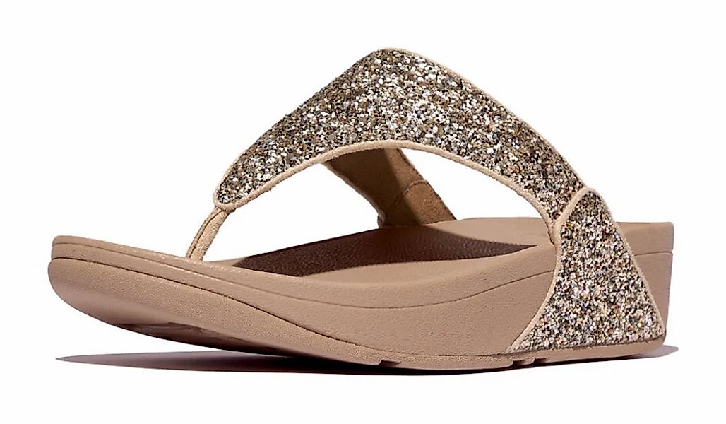 Fitflop Zehentrenner "LULU MULTI-TONAL GLITTER TOE", Badeschuh, Slides, San günstig online kaufen