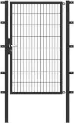 Metallzaun Einzeltor für Doppelstabmatte Grün z. Einbetonieren 120 cm x 150 günstig online kaufen
