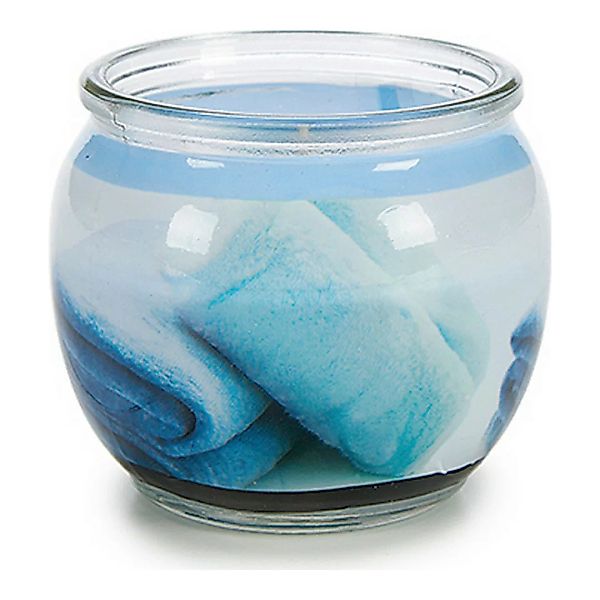 Duftkerze Fresh Linen Blau Glas Wachs günstig online kaufen