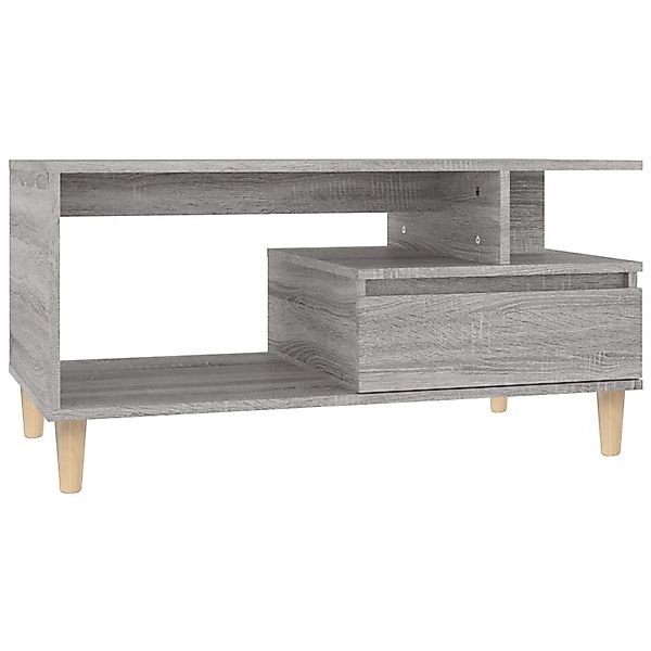 vidaXL Couchtisch Grau Sonoma 90x49x45 cm Holzwerkstoff Modell 3 günstig online kaufen