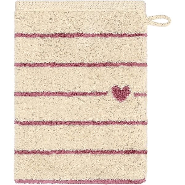 Cawö Handtücher Heart Beats Lines & Hearts 6276 - Farbe: beere - 32 - Wasch günstig online kaufen