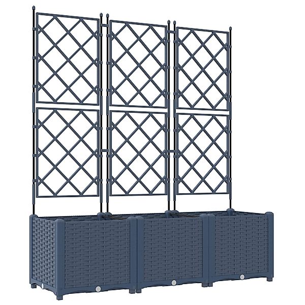 vidaXL Blumentopf Pflanzkasten mit Rankgitter 3 günstig online kaufen