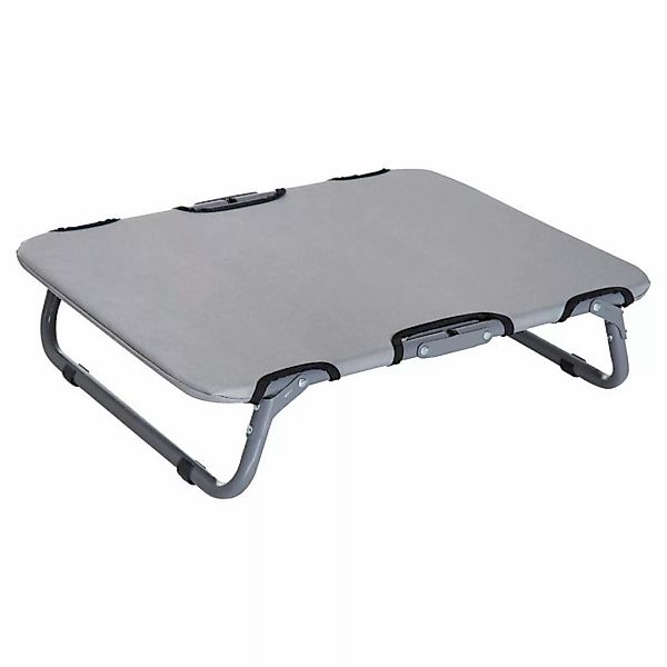 PawHut Hundebett grau Stahl B/H/L: ca. 46x15x59 cm günstig online kaufen