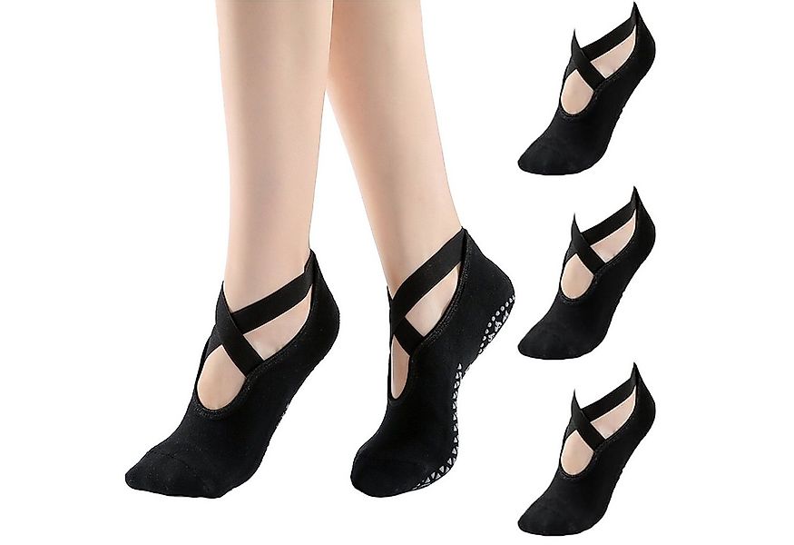Mutig Sportsocken 3 Paar Premium Pilates-Socken Dame Weich, Rutschfeste Bau günstig online kaufen