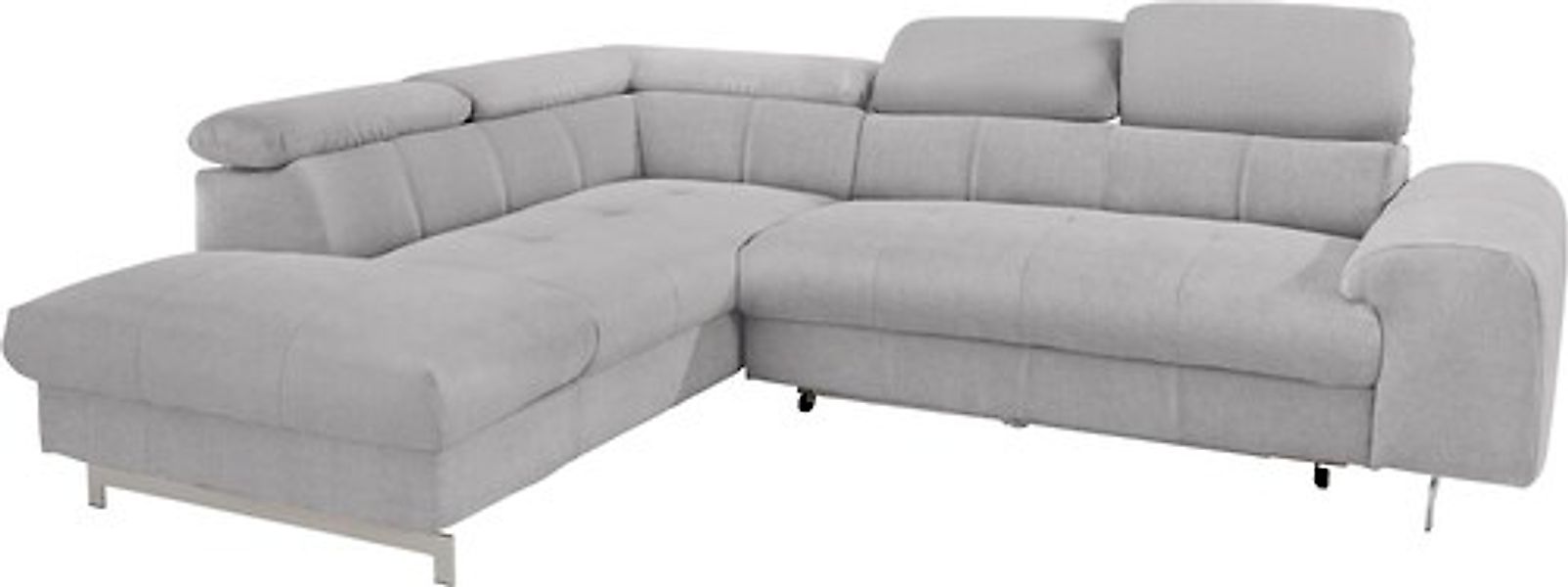 COTTA Ecksofa »Chef L-Form«, mit Kopfteilverstellung, wahlweise mit Bettfun günstig online kaufen