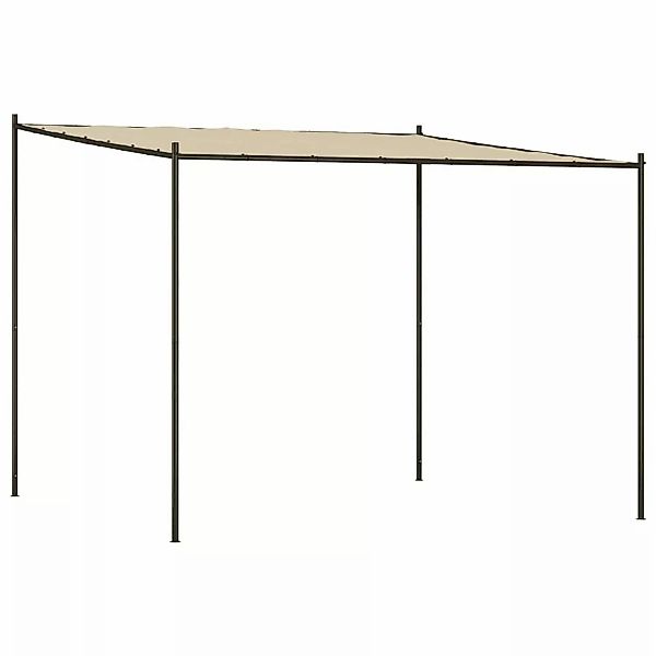 Vidaxl Pavillon Beige 3x3 M 180 G/m² Stoff Und Stahl günstig online kaufen