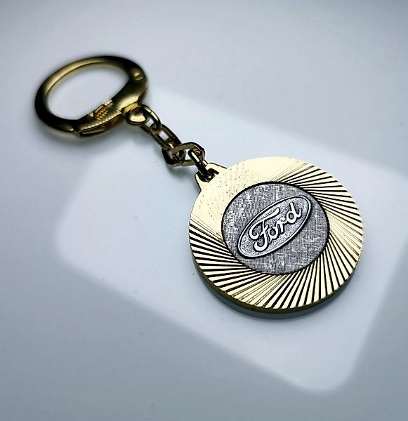 HR Autocomfort Schlüsselanhänger FORD 1962 Metall Diamantschliff Lüfterrad günstig online kaufen