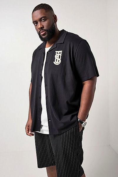 STHUGE Kurzarmhemd Jerseyhemd Halbarm Cuba Kragen kastiger Fit günstig online kaufen