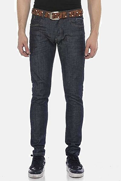 Cipo & Baxx Slim-fit-Jeans Jeans mit Zier-Knopföse, CD538 günstig online kaufen