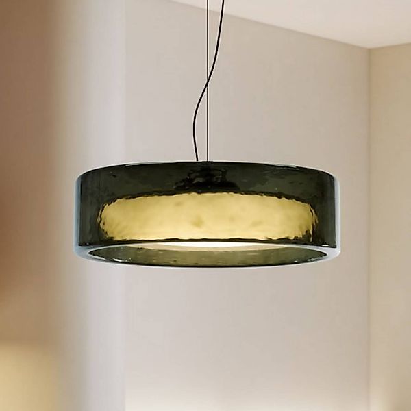 MARSET LED-Hängelampe Ringo, Ø 70 cm, grün, TRIAC Kunststoff günstig online kaufen