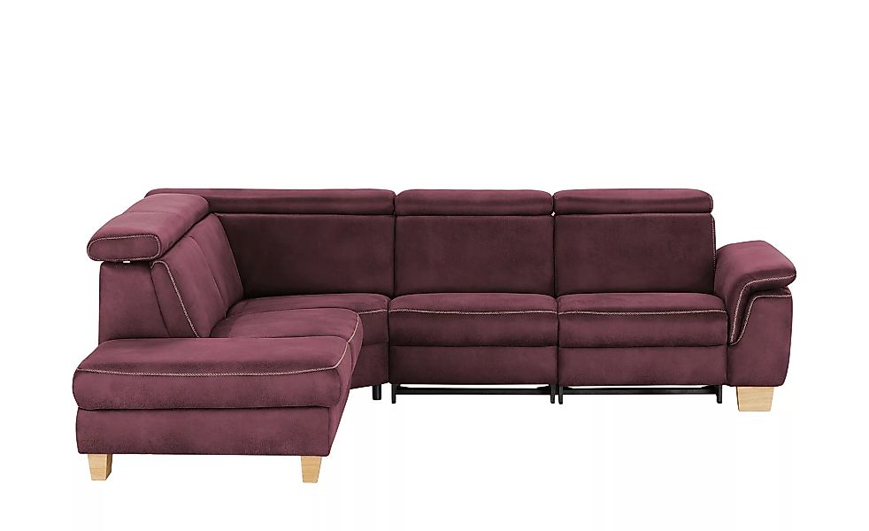 Mein Sofa bold Ecksofa  Beata - rot - 270 cm - 80 cm - 233 cm - Polstermöbe günstig online kaufen