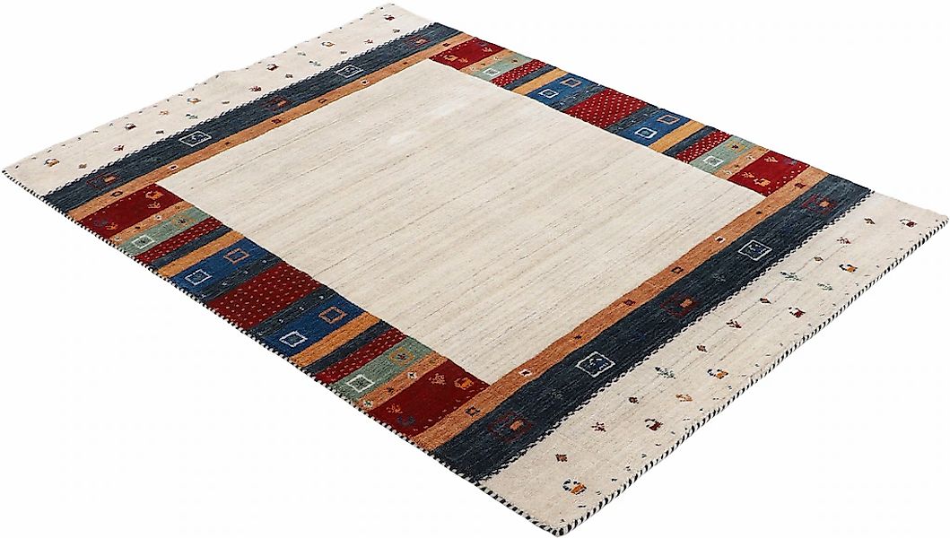 carpetfine Wollteppich Gabbeh Nura, rechteckig, Höhe: 15 mm, Sehr weicher F günstig online kaufen