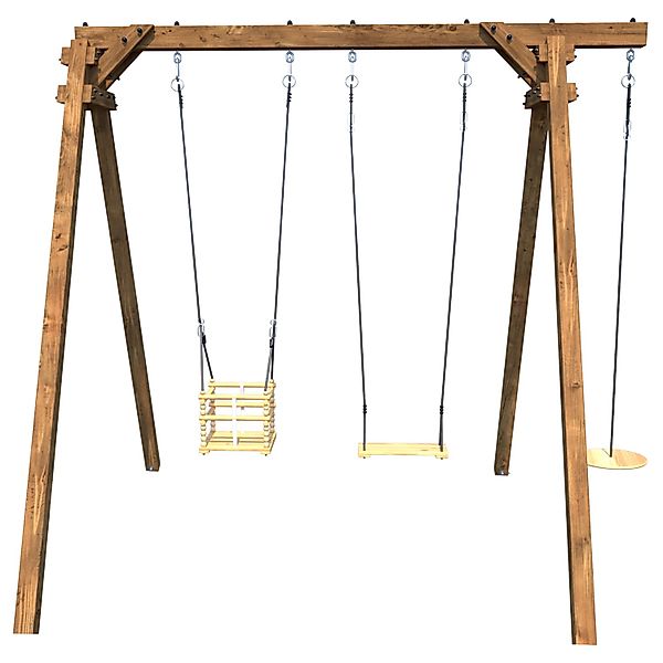 Soulet Holzschaukel Ulysse 240 cm x 207 cm x 224 cm günstig online kaufen