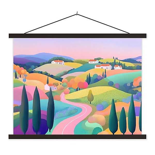MuchoWow Poster Landschaft - Lila - günstig online kaufen