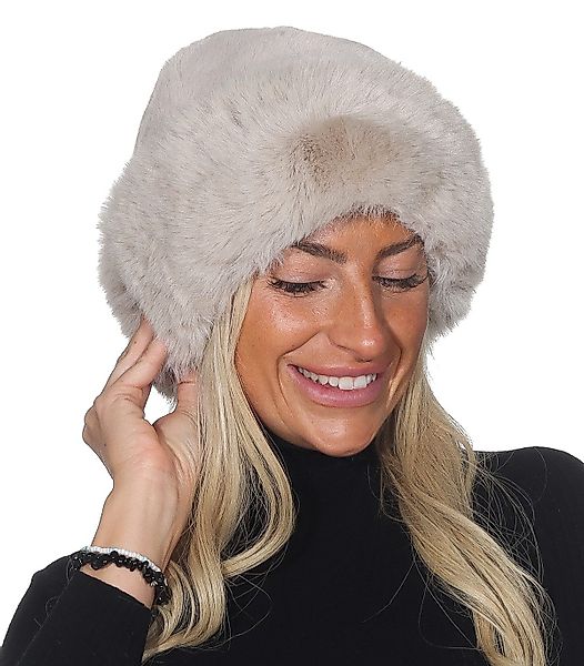 simaranda Fellimitatmützen Damen Mütze 601 Schlamm günstig online kaufen
