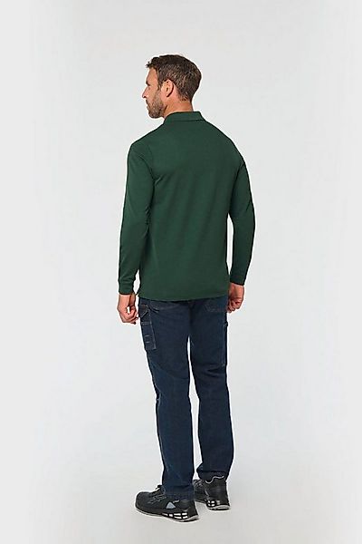 WK. Designed To Work Langarm-Poloshirt Polohemd mit langen Ärmeln Herren günstig online kaufen