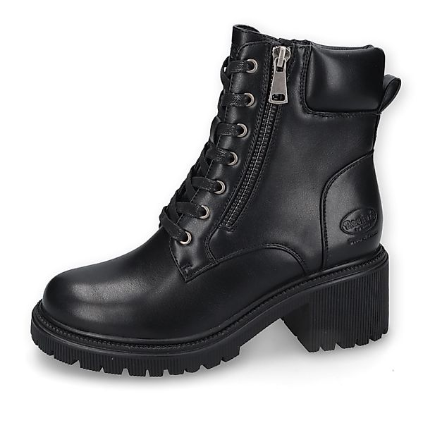 Dockers by Gerli Schnürstiefelette, Biker Boots mit Reißverschluss günstig online kaufen